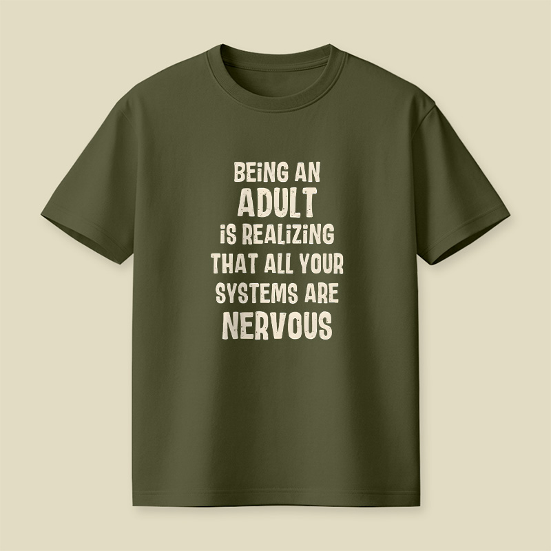 Adulting Nervous Systems Playful T-Shirt