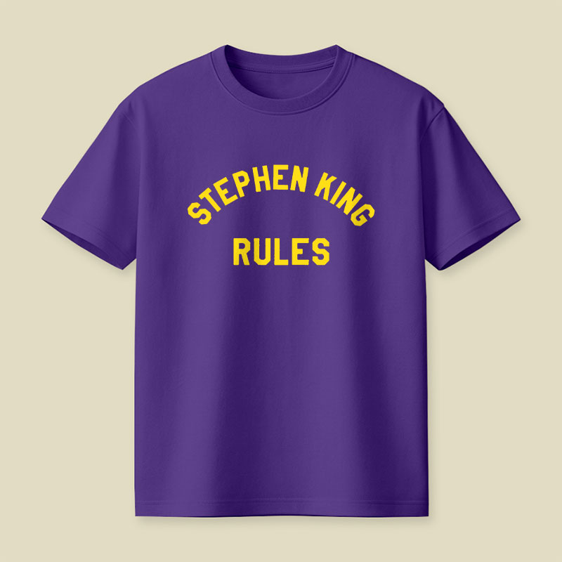 Stephen King Rules Playful T-Shirt