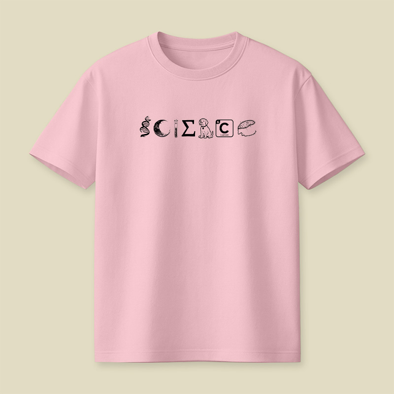 Science Icons Playful T-Shirt