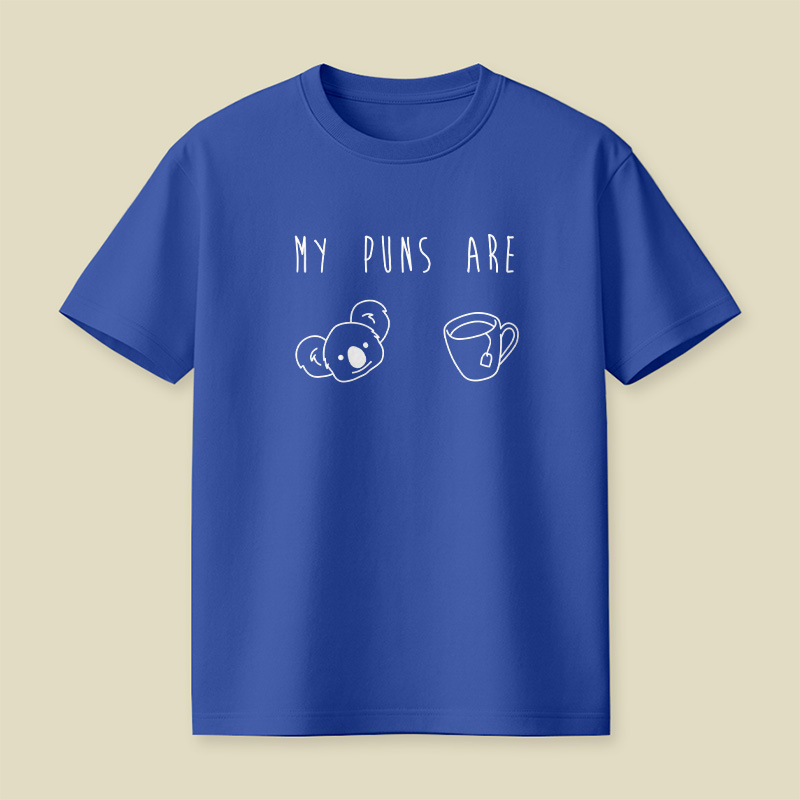 My Puns Are Koala Tea Cute Pun Playful T-Shirt