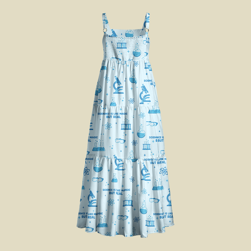 Science Is Like Magic But Real Playful Maxi Dress