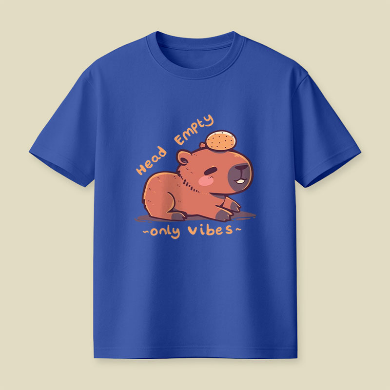 Head Empty Capybara Playful T-Shirt