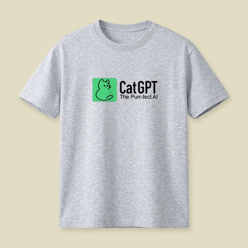 Catgpt The Purr-Fect Ai Playful T-Shirt