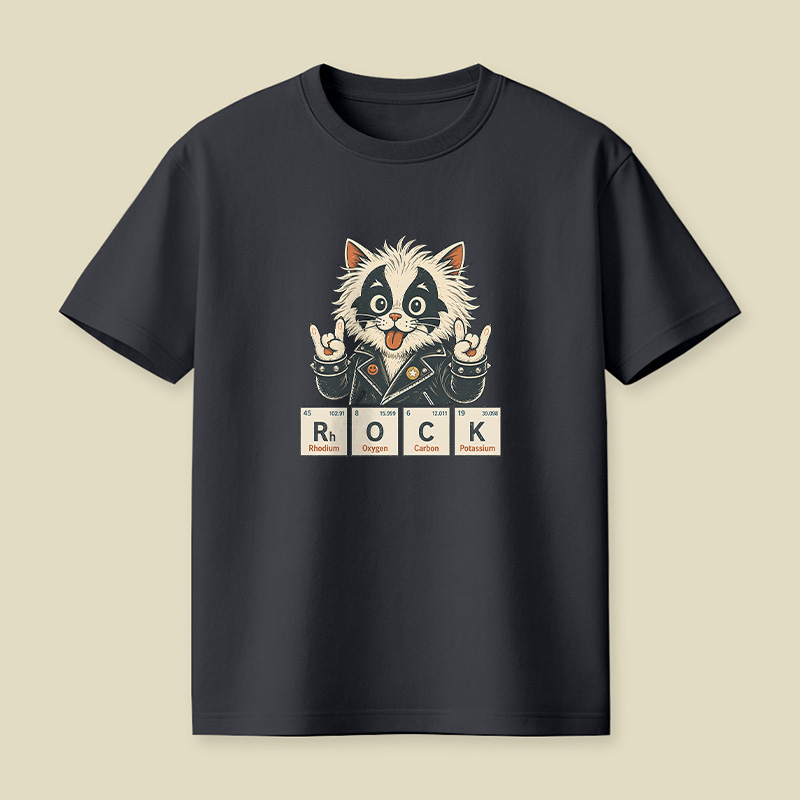 Rock Cat Playful T-Shirt