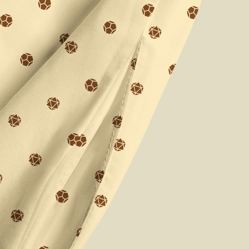 Cream Soccer Dot Minimal Playful Maxi Dress