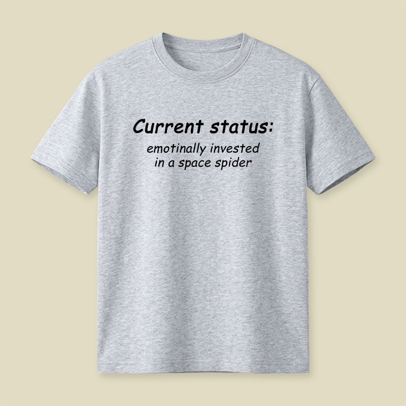 Project Hail Mary Status Emotionally Invested in Rocky Playful T-Shirt