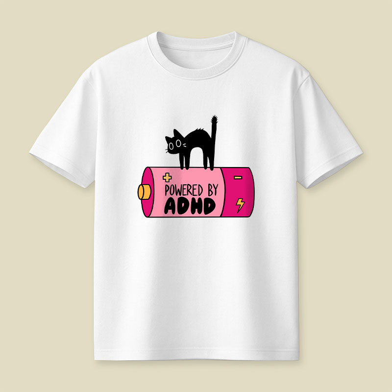 Powered By ADHD Playful T-Shirt