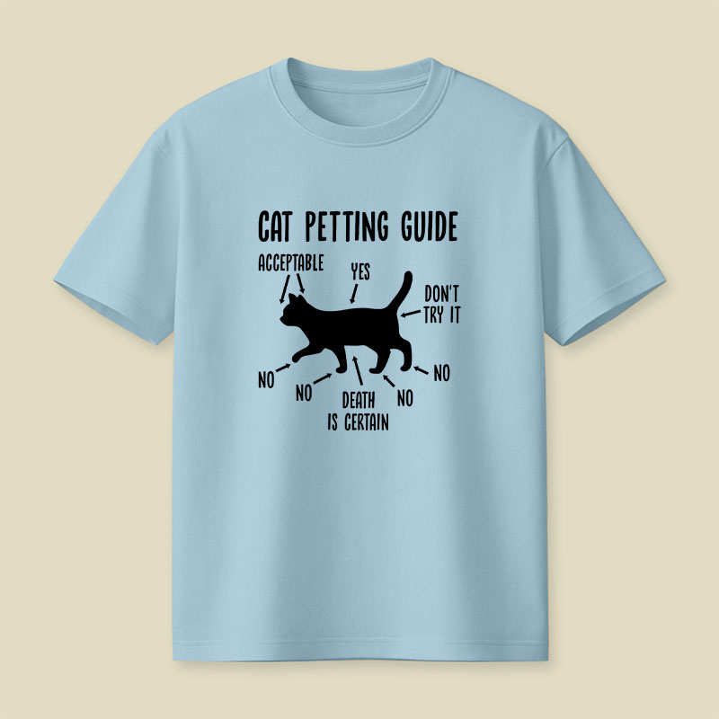 Cat Petting Guide Playful T-Shirt