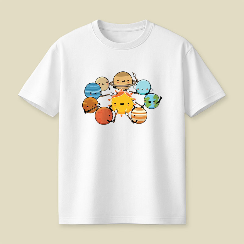 Planets Camping Playful T-Shirt