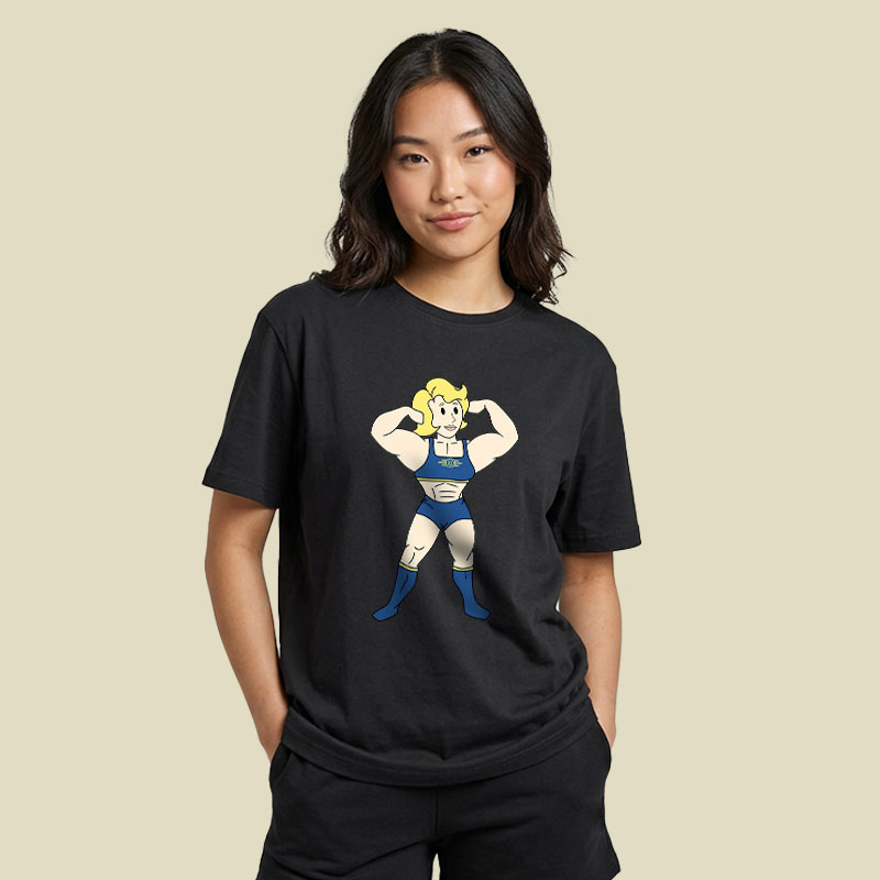 VG Muscle Woman Playful T-Shirt
