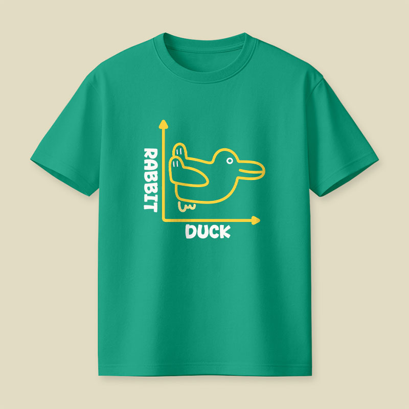 Rabbit or Duck Funny Playful T-Shirt