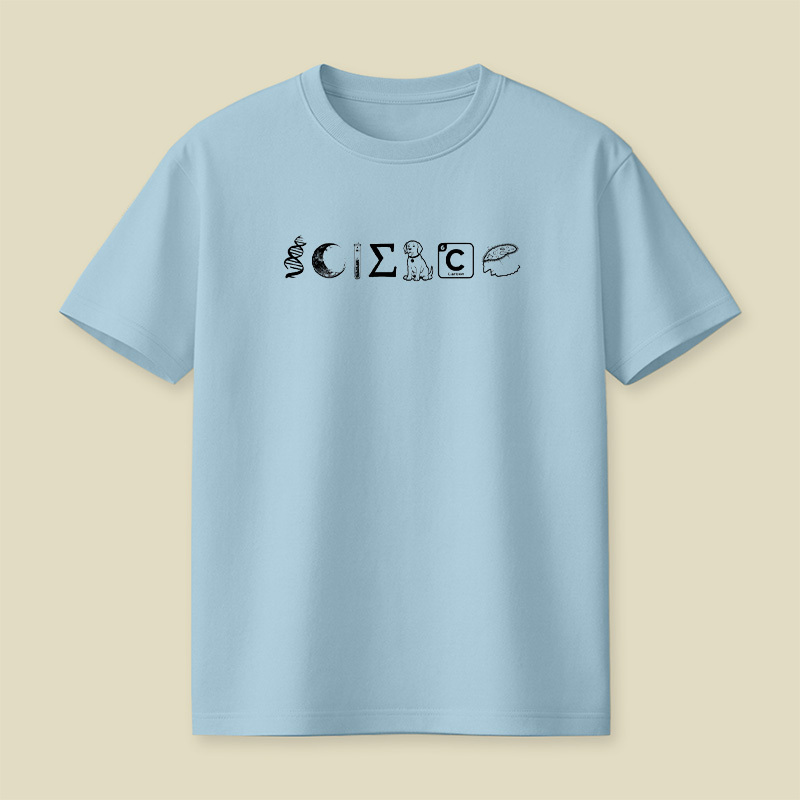 Science Icons Playful T-Shirt
