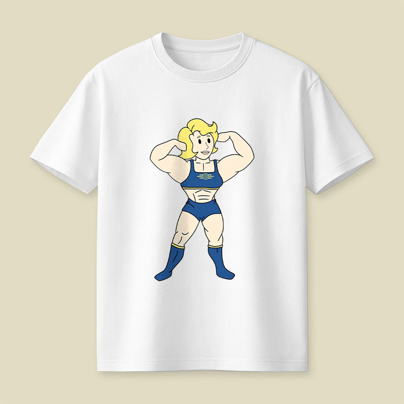 VG Muscle Woman Playful T-Shirt