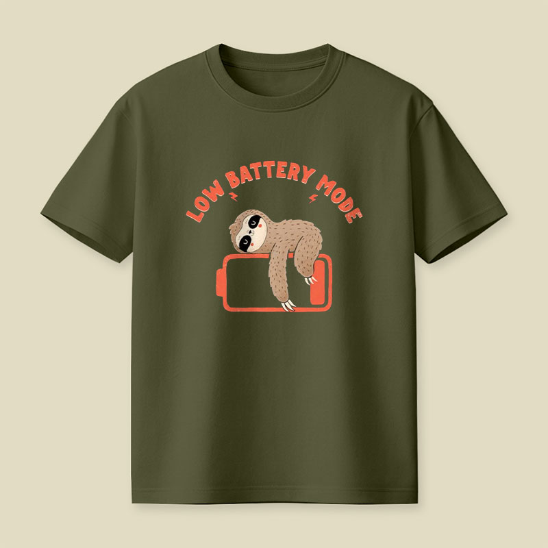 Low Battery Mode Playful T-Shirt