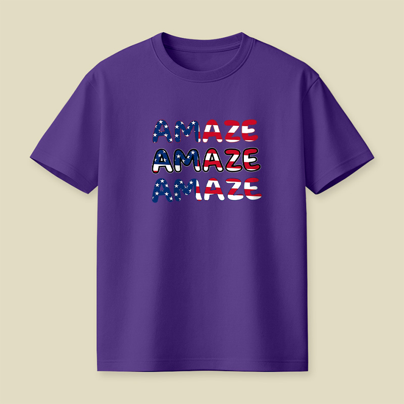 Space Rescue American Flag Playful T-Shirt