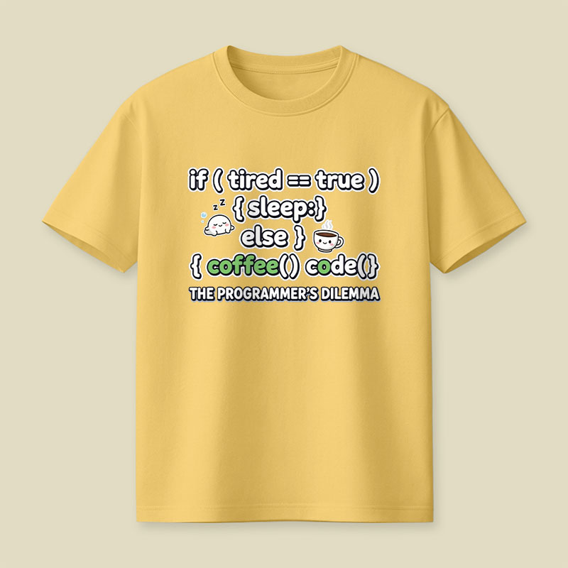 Coffee Code Playful T-Shirt