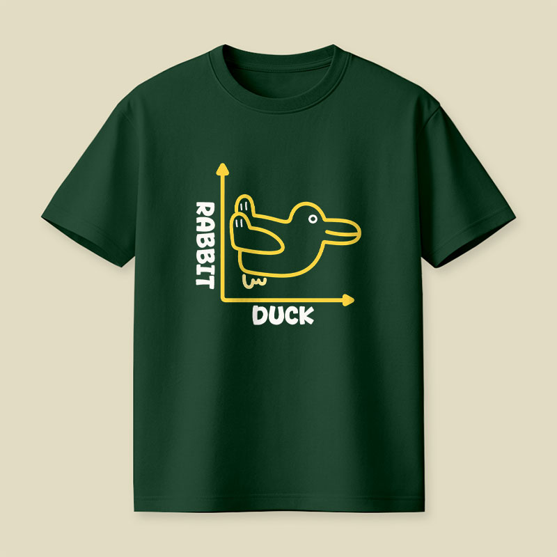 Rabbit or Duck Funny Playful T-Shirt