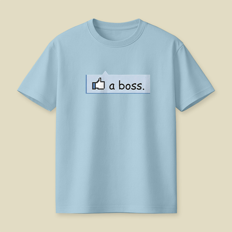 Facebook Like A Boss Playful T-Shirt