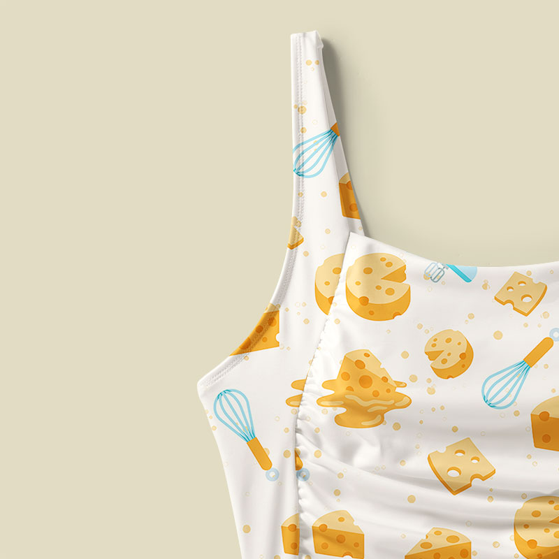 You Just Fold It In Tummy Control One Piece Swimsuit