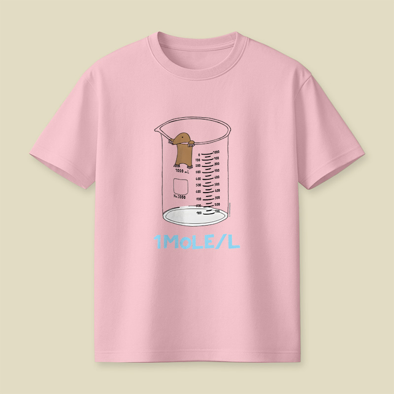 Chemistry 1 Mole Per Litre For Mole Or Avogadro Day Essential Playful T-Shirt