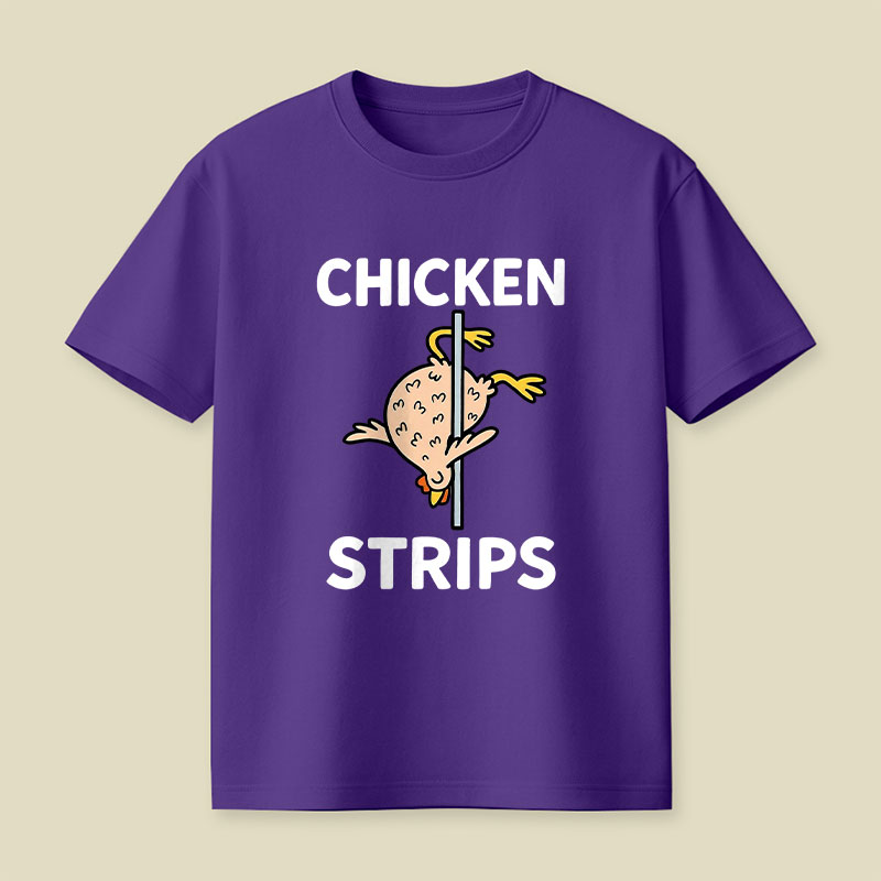 Chicken Strips Meme Playful T-Shirt