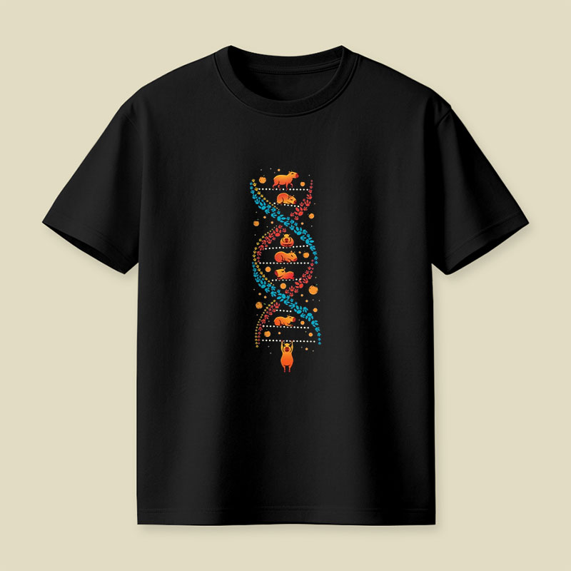 Capybara DNA Playful T-Shirt