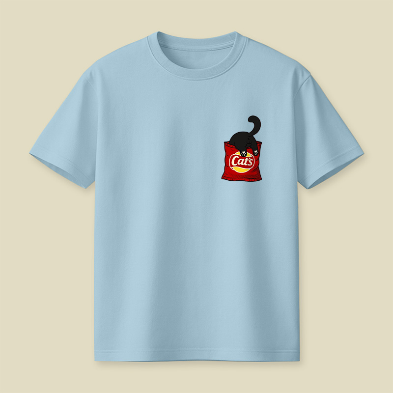Cat Snack Bag Chaos Playful T-Shirt