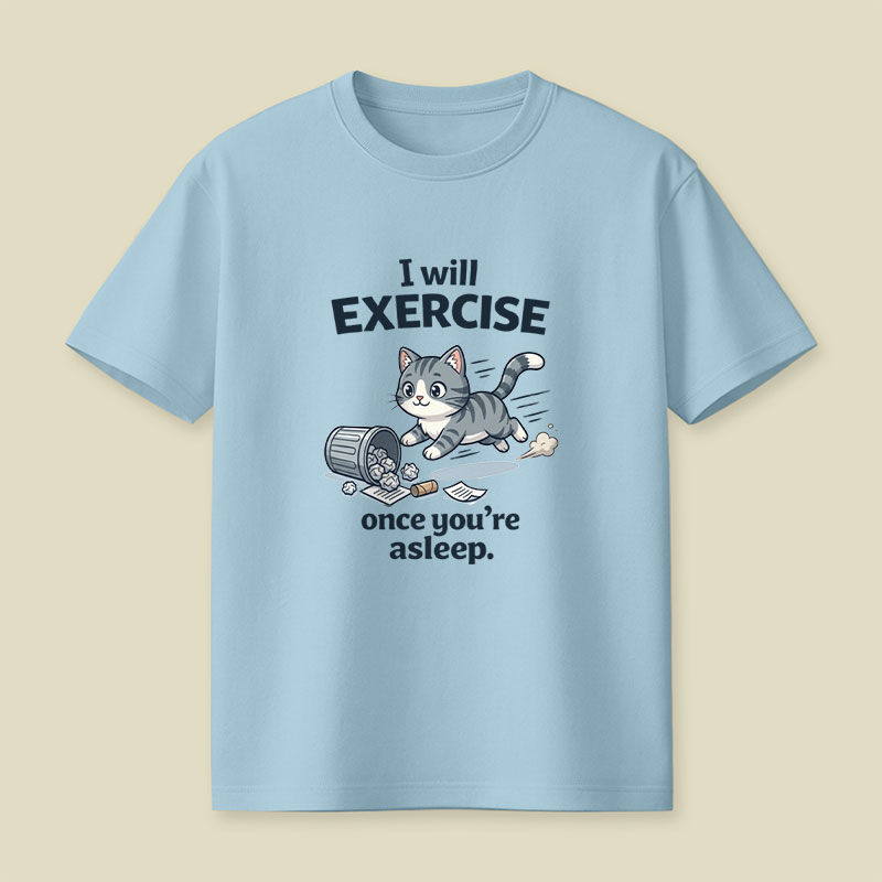 Late Night Exercise Playful T-Shirt
