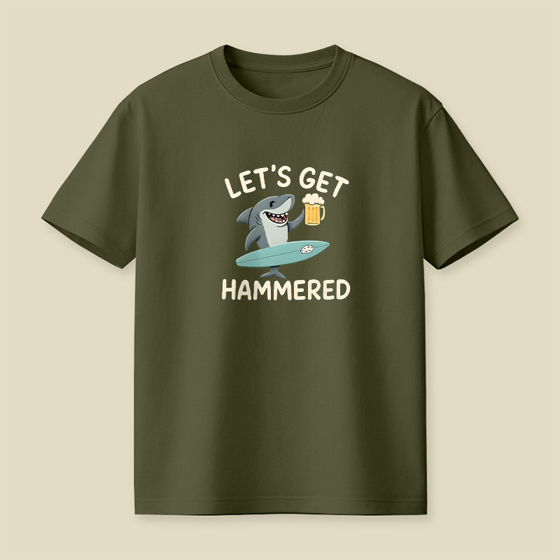 Hammered Shark Playful T-Shirt