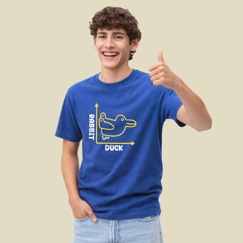 Rabbit or Duck Funny Playful T-Shirt