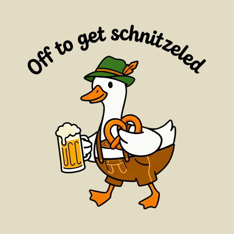 Off To Get Schnitzeled Geek Playful T-Shirt