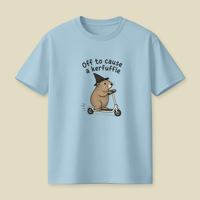 Off To Cause A Kerfuffle Playful T-Shirt