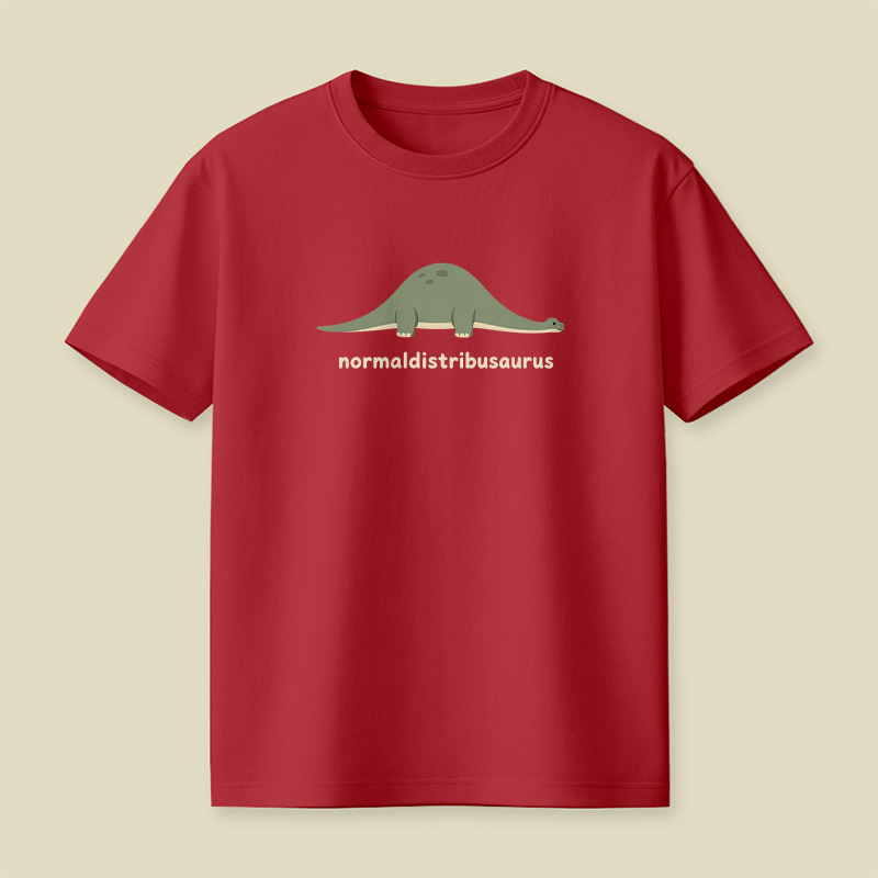 Normal Distribusaurus Playful T-Shirt