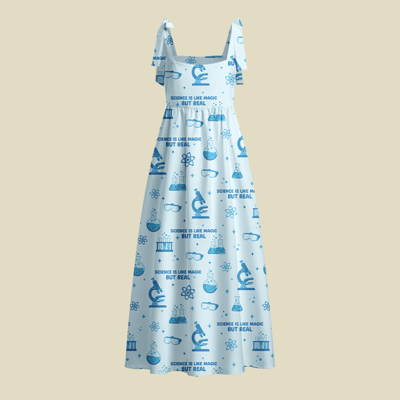 Science Is Like Magic But Real Playful Maxi Dress