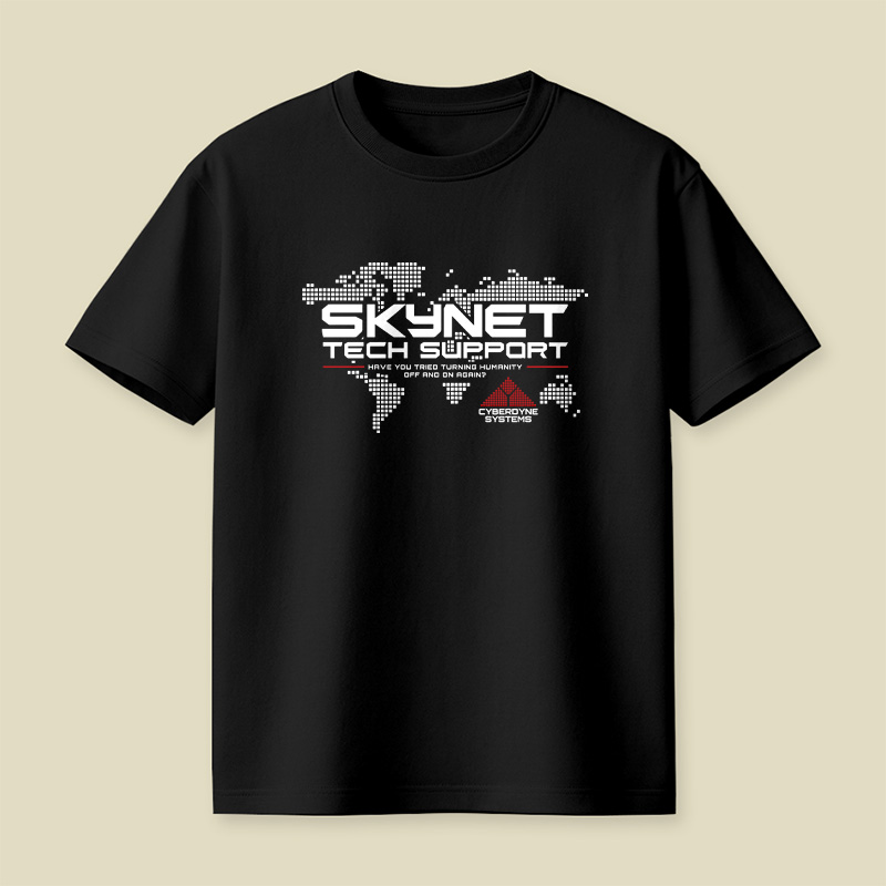 Skynet Tech Support Playful T-Shirt