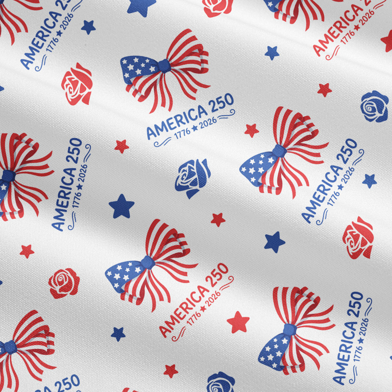 America 250 Patriotic Playful Maxi Dress