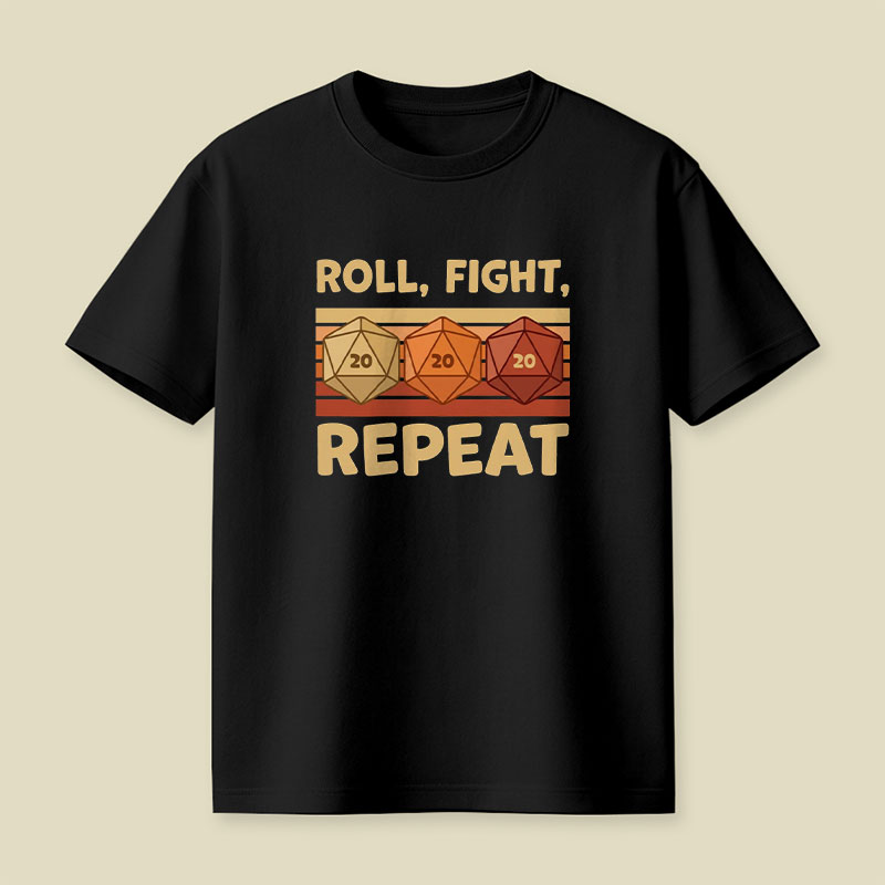 Roll Fight Playful T-Shirt