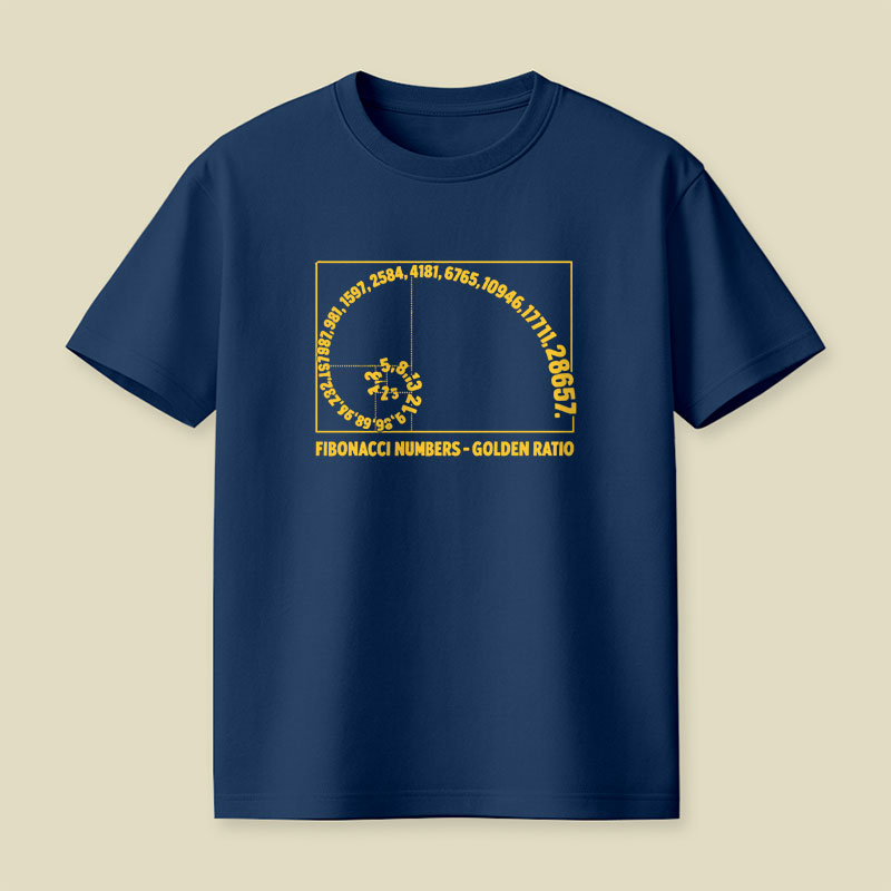 Fibonacci Numbers Golden Ratio Playful T-Shirt