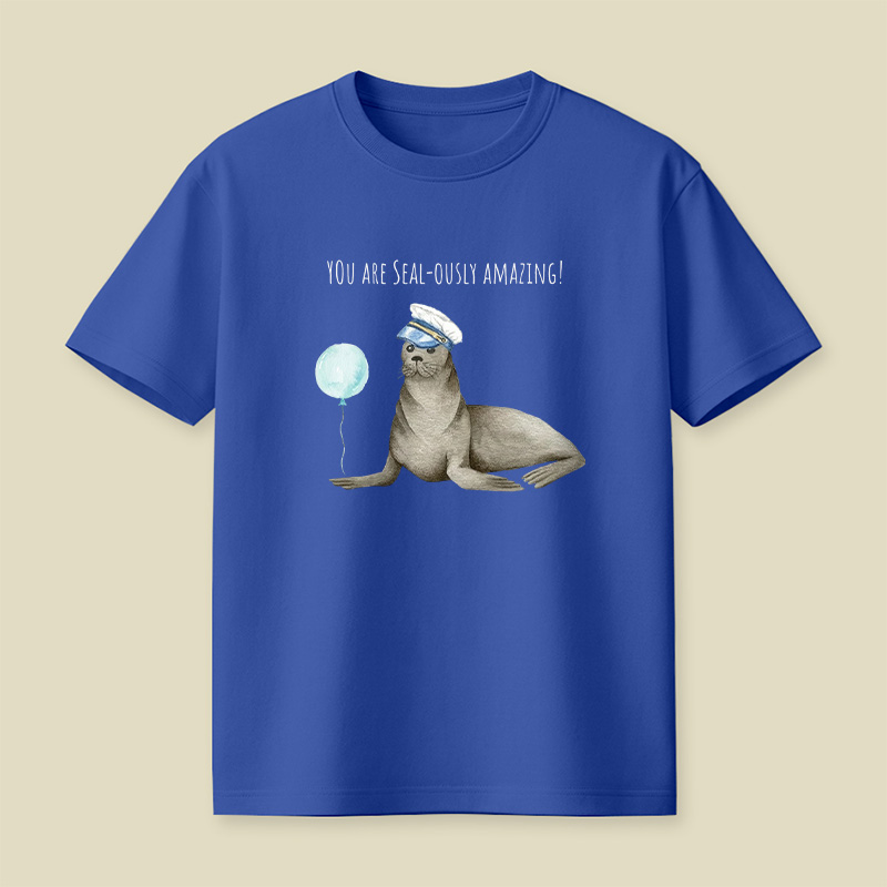 Sealously Amazing Sea Animal Pun Playful T-Shirt