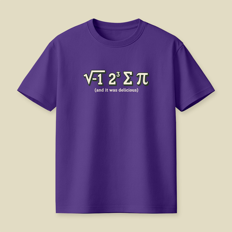 I Ate Some Pie Math Joke Playful T-Shirt