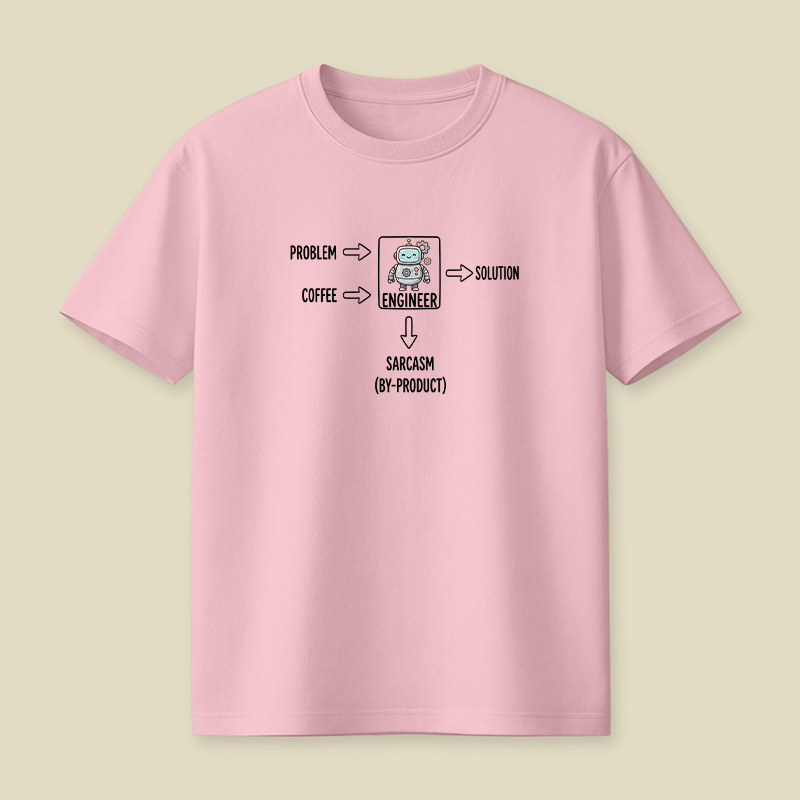 Engineer Coffee And Sarcasm Playful T-Shirt