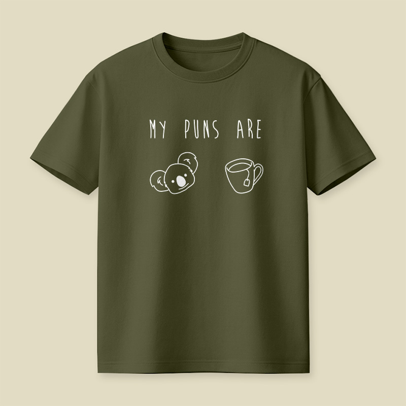 My Puns Are Koala Tea Cute Pun Playful T-Shirt