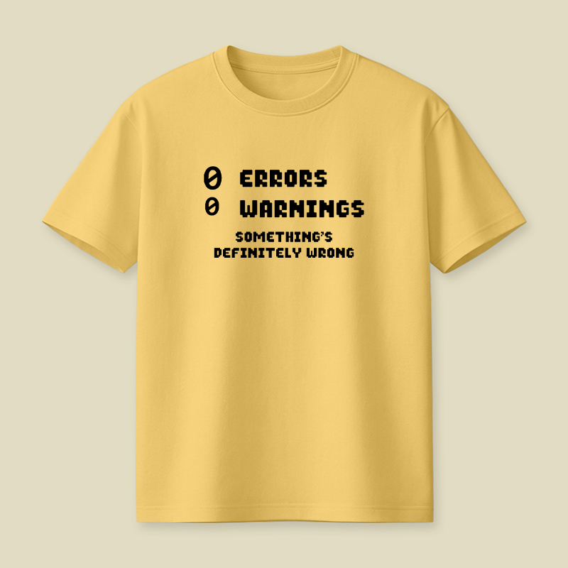 0 Errors 0 Warnings Playful T-Shirt
