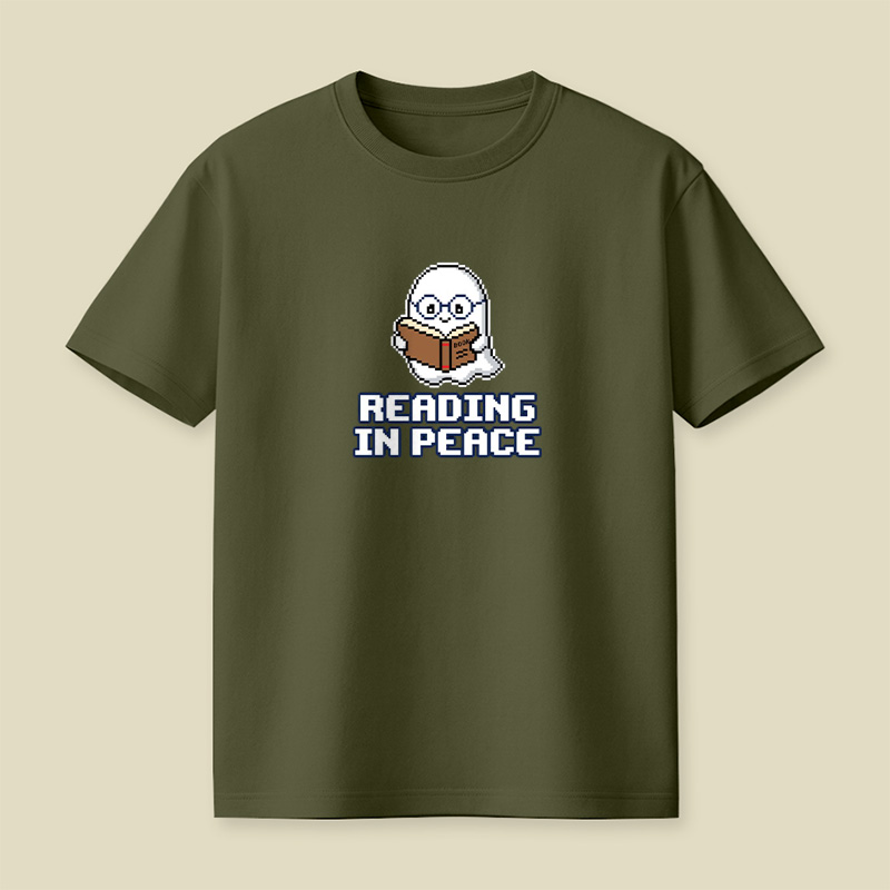 Reading Ghost In Peace Playful T-Shirt