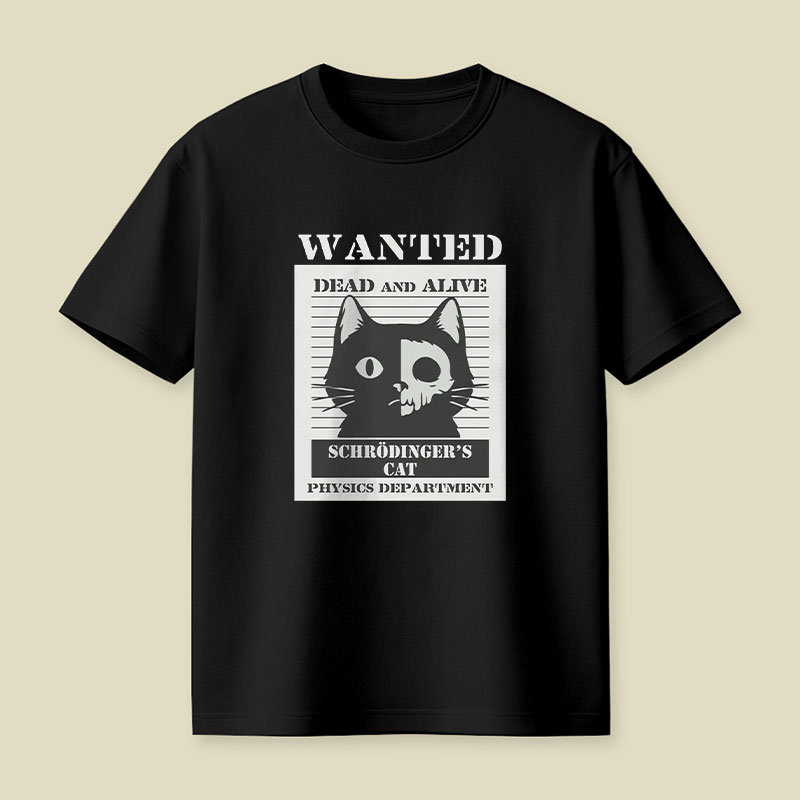 Schrodingers Cat Playful T-Shirt