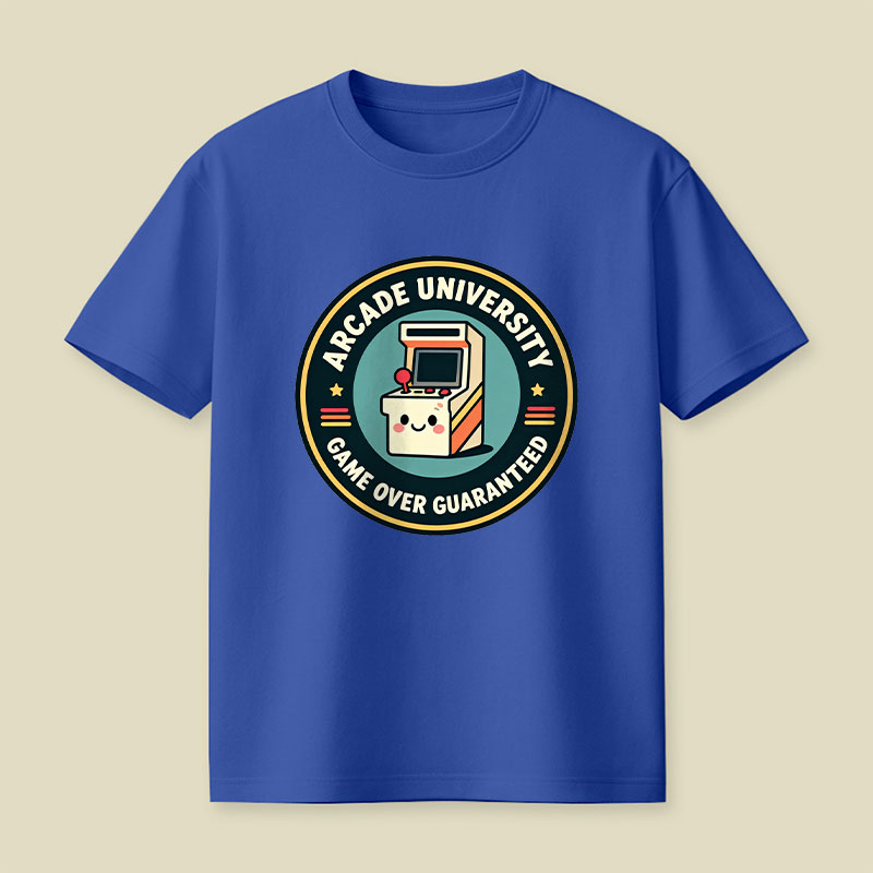 Arcade University Retro Playful T-Shirt