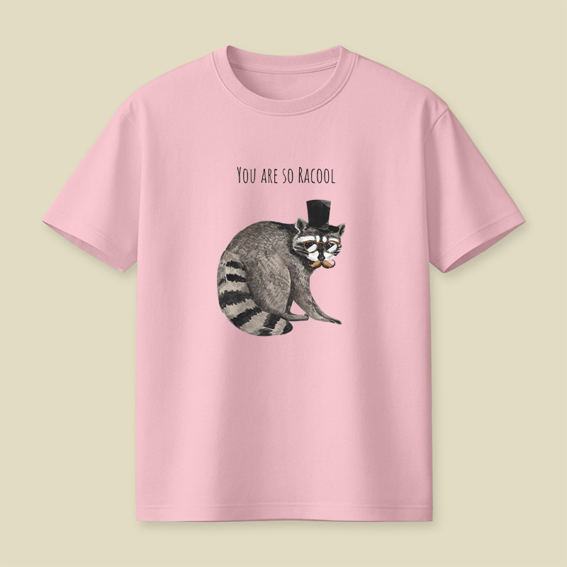 Racool Gentleman Raccoon Pun Playful T-Shirt