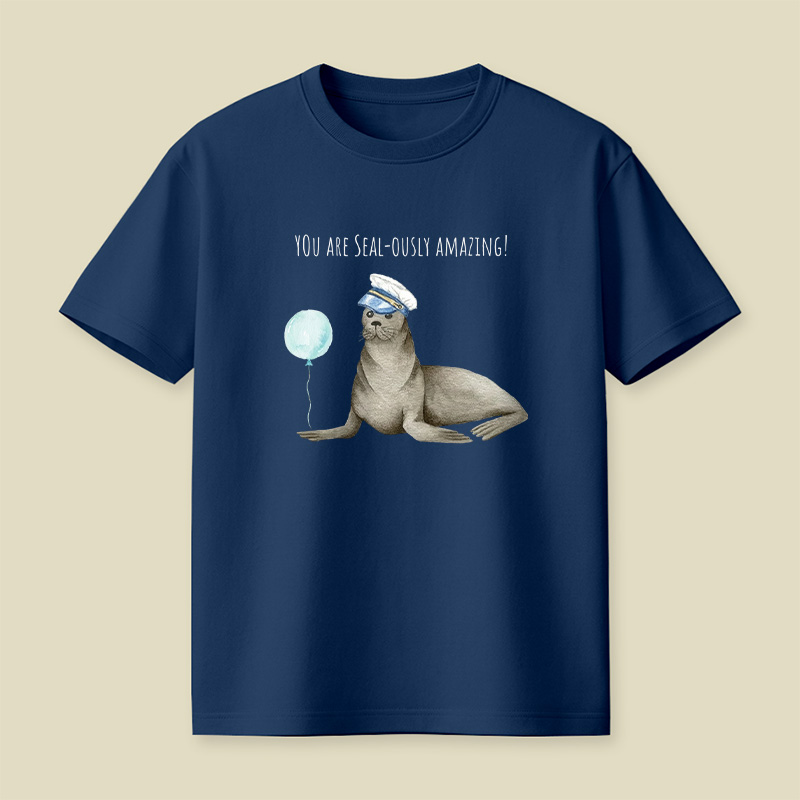 Sealously Amazing Sea Animal Pun Playful T-Shirt