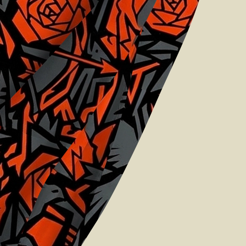 Gothic Rose Raven Dark Art Playful Maxi Dress