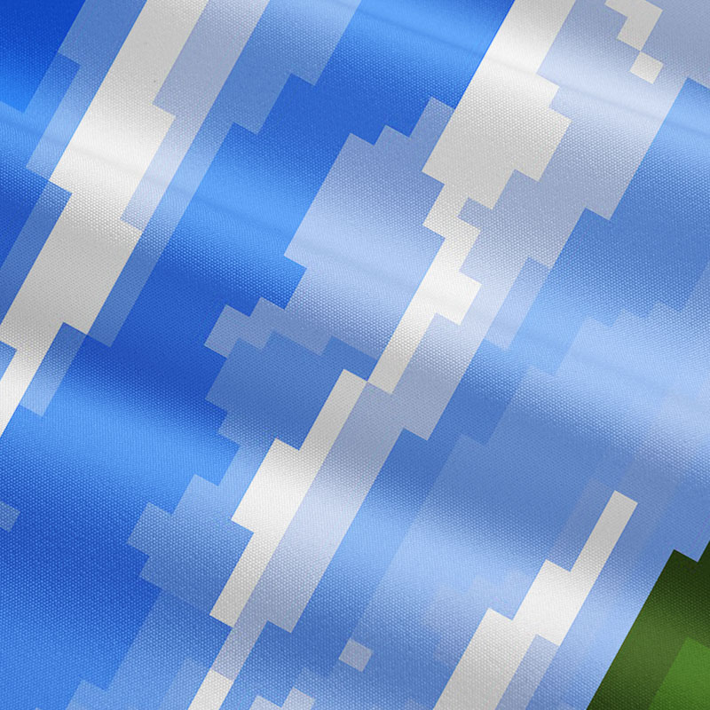 Win XP Wallpaper Pixel Playful Maxi Dress